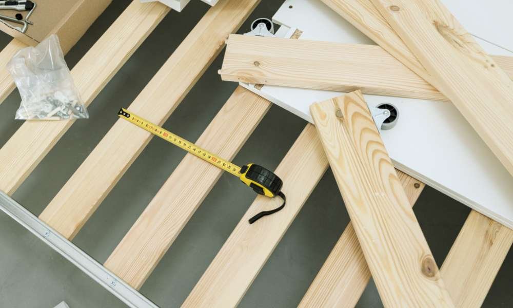 how to put bed frame together