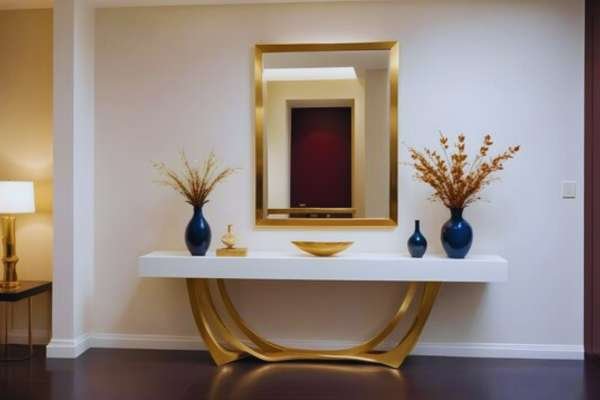 Mirror Wall Decor Idea 1: Elegant Mirror Gallery Wall