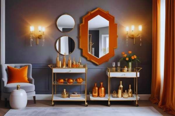 Mirror Wall Decor Idea 2: Full-Length Statement Mirror